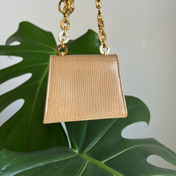 Vintage authentic Ferragamo belt/ micro crossbody bag - Picture 2 of 6